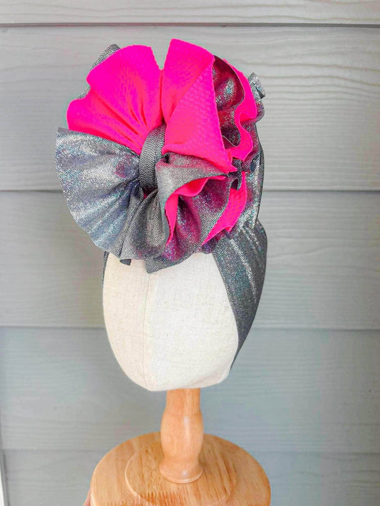 Metal Shimmer Mixed with Hot Pink
