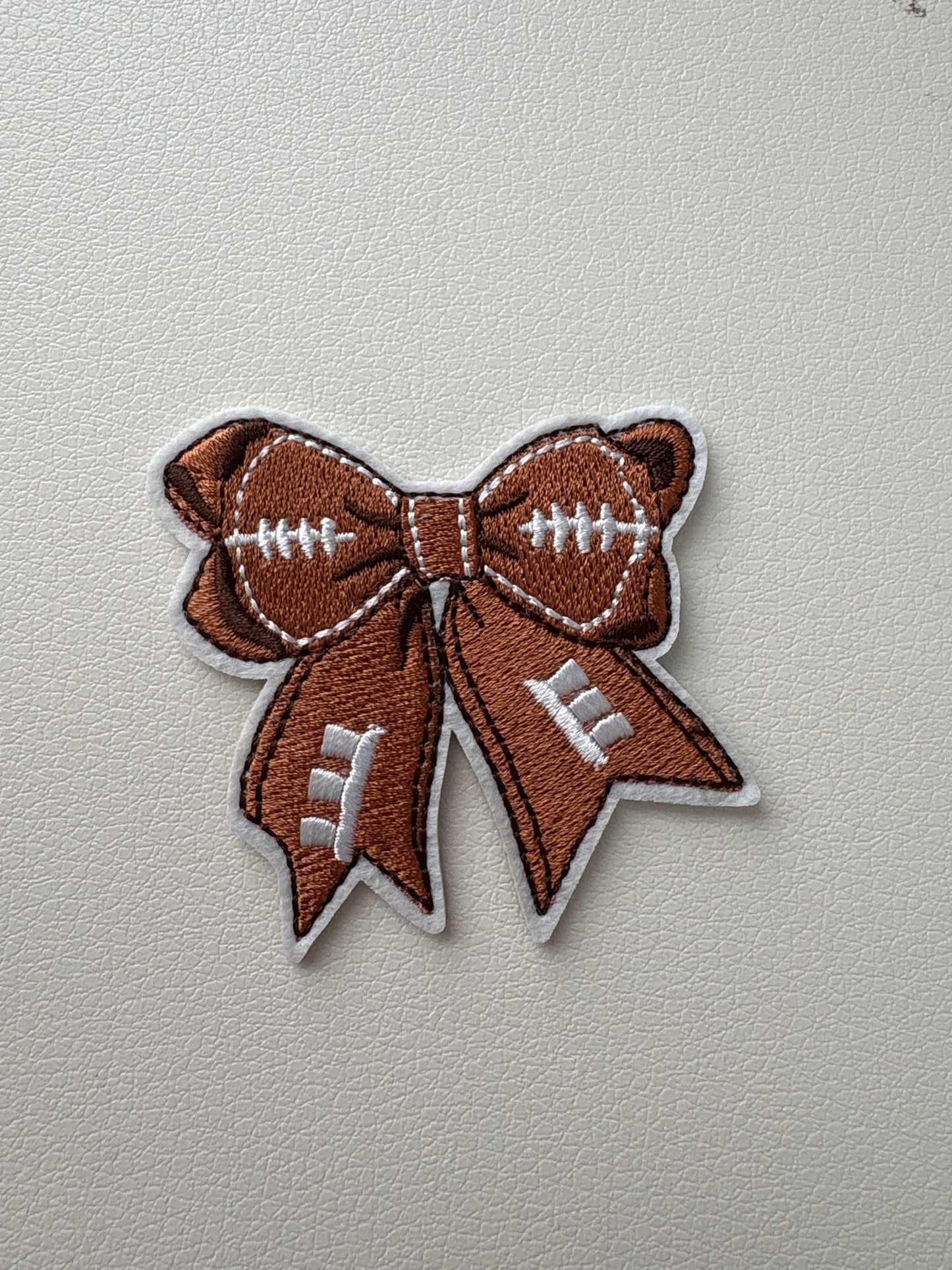 Coquette Football Bow Patch