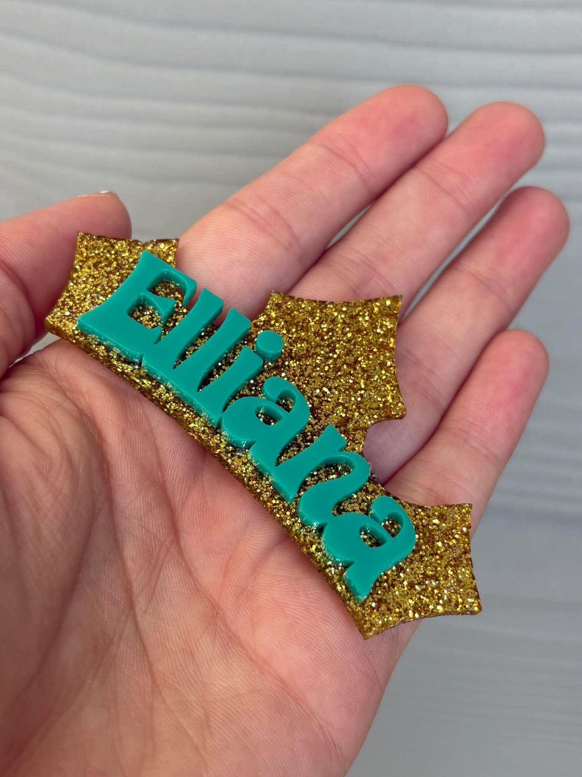 Personalized Princess Crown Clip