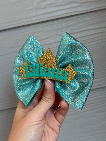 Personalized Princess Crown Clip