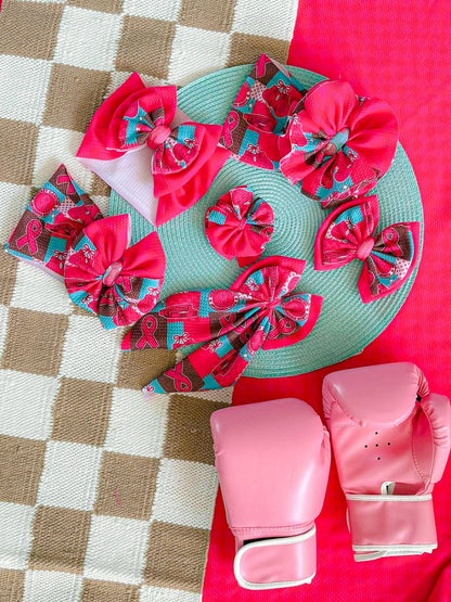 Breast Cancer Awareness Patchwork Mixed with Pink Checkered
