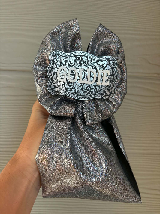 Silver Buckle Name Clip (Custom Name Color)