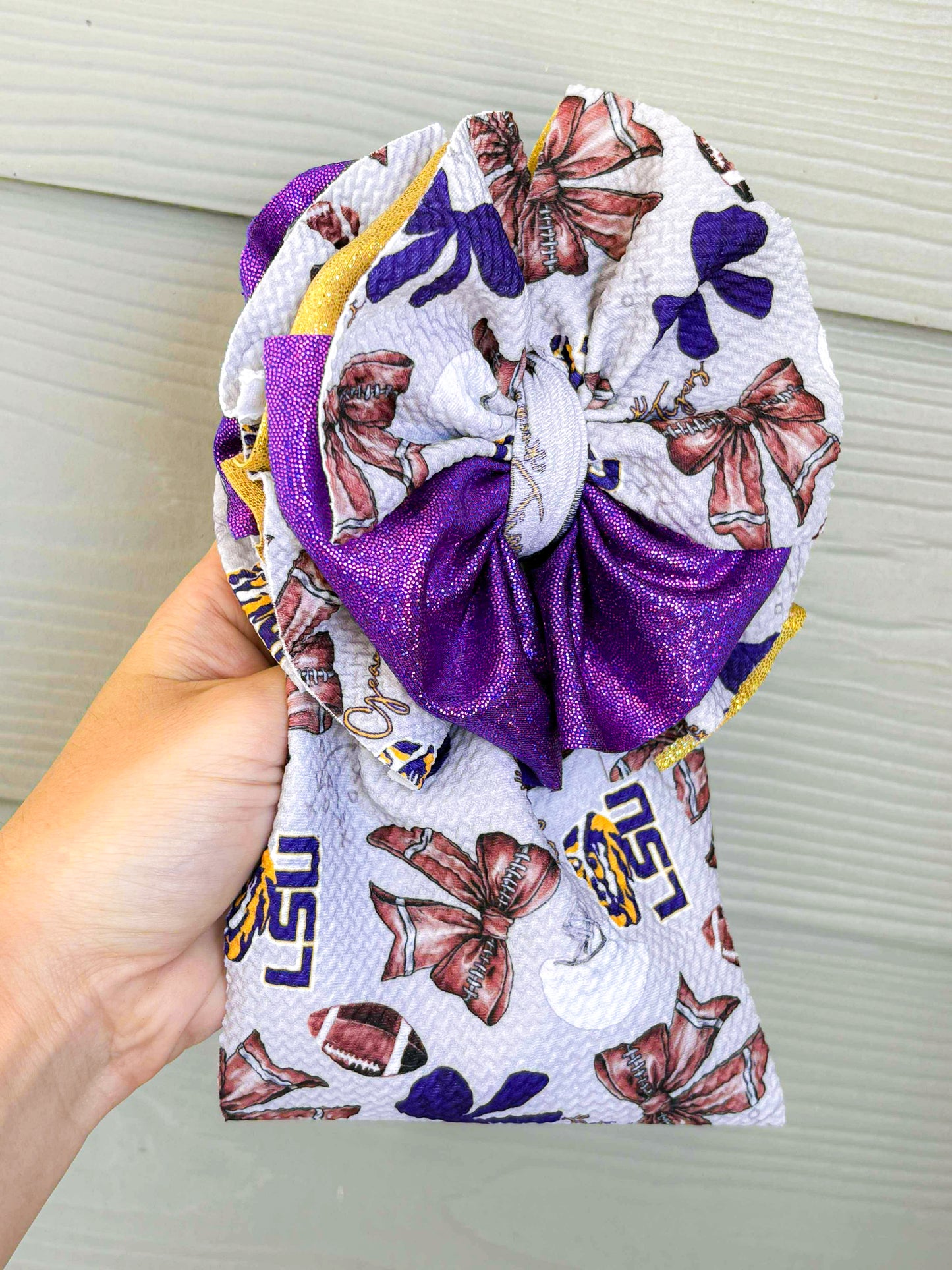 LSU Tigers Scrap Wrap/ Scrap piggies