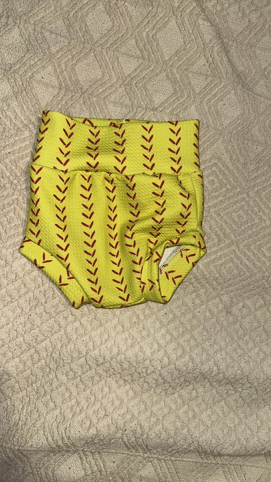 Softball Stitches Bummies
