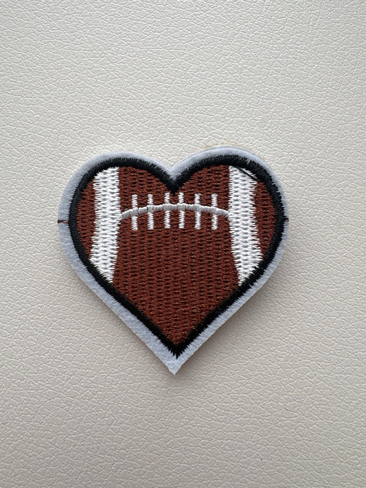 Football Heart Patch