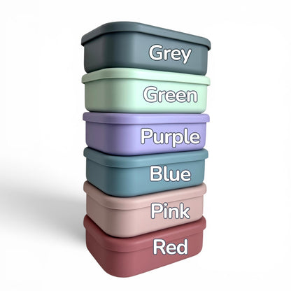 Personalized Silicone Bento Box - Lunch Box