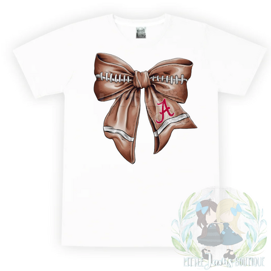 Alabama Romper/T-Shirt with Matching Bow