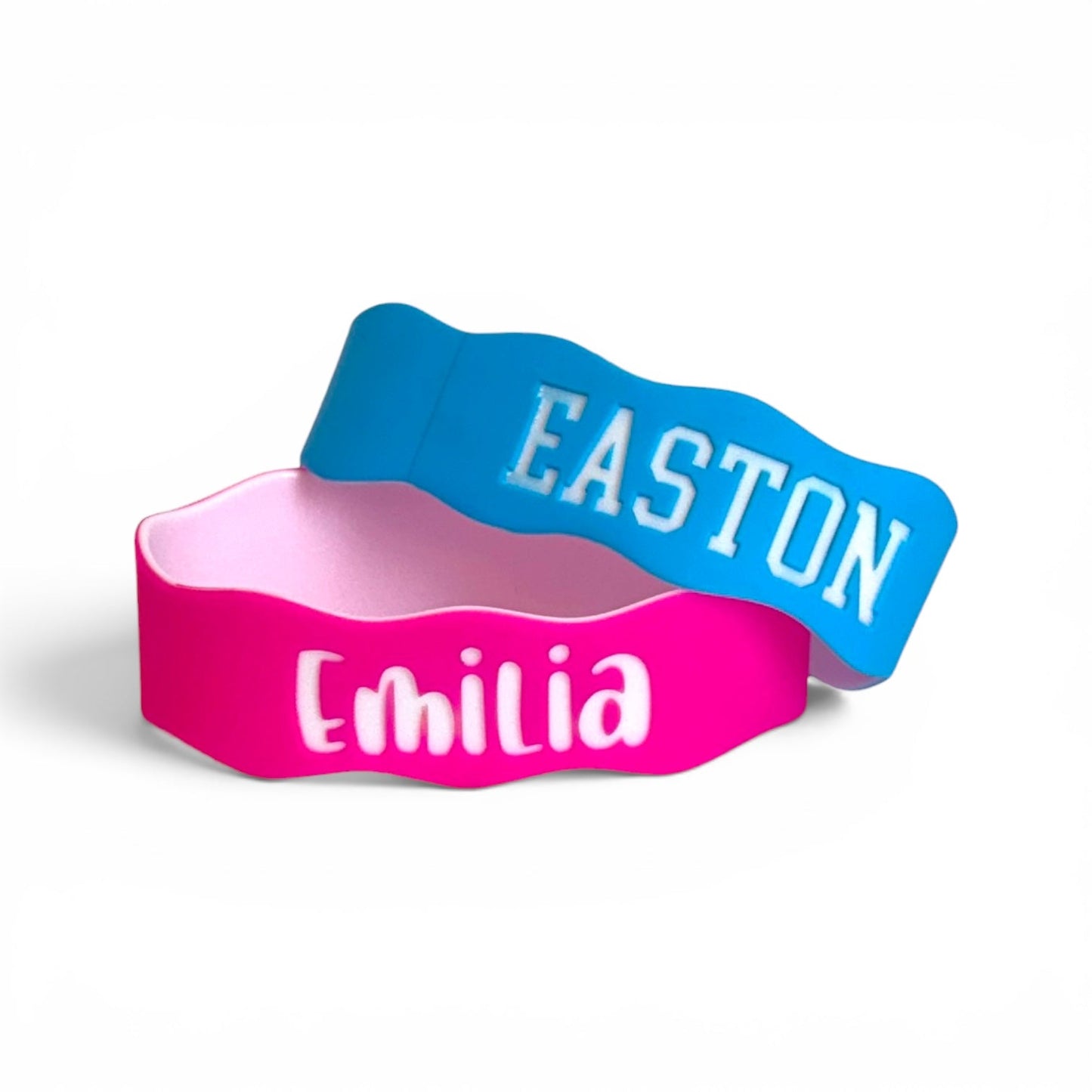 Personalized Silicone Bottle Bands - Dual Color