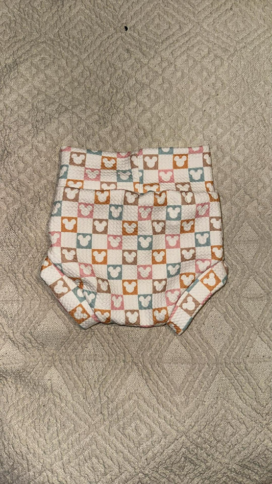 Checkered Minnie Mouse Bummies