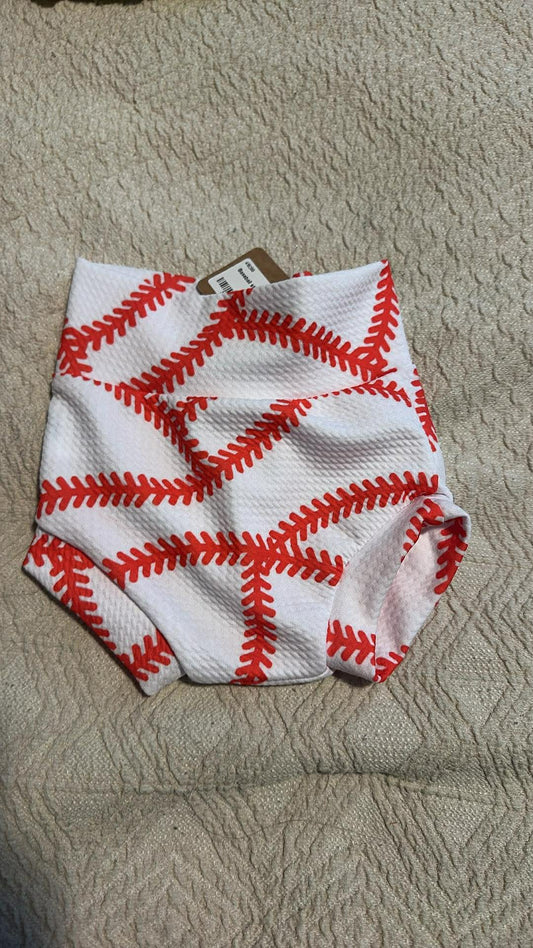 Baseball Stitches Bummies