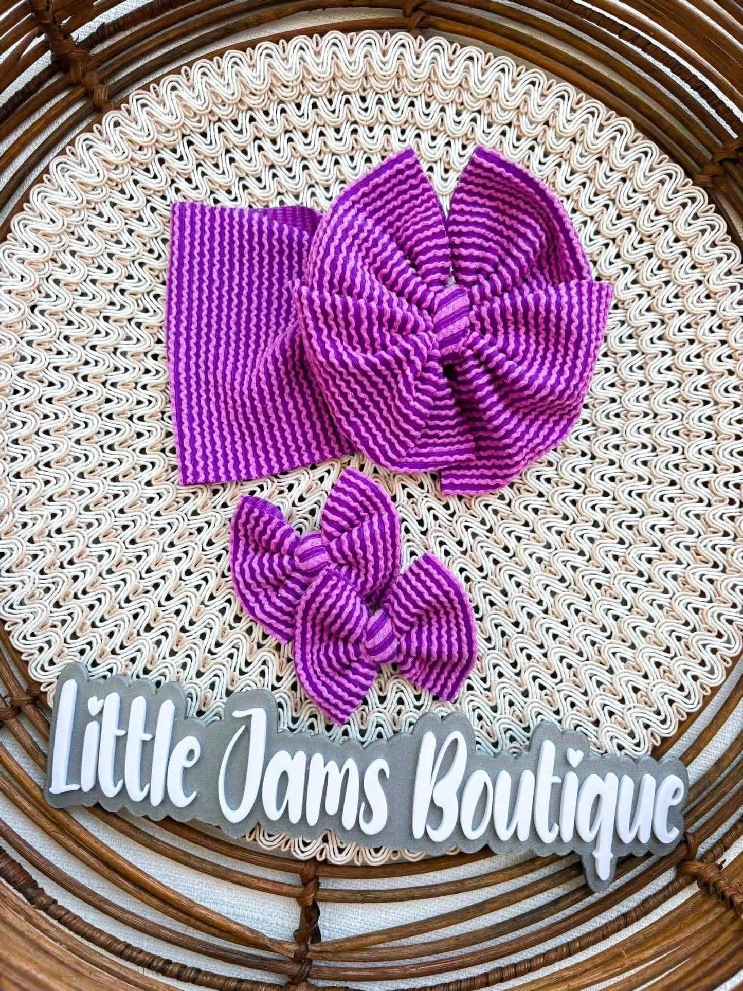Purple Summer Ribbed