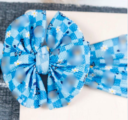 Blue Dog Checkered