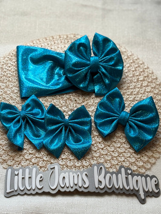 Sea blue shimmer