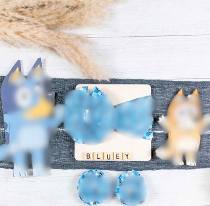 Blue Dog Checkered