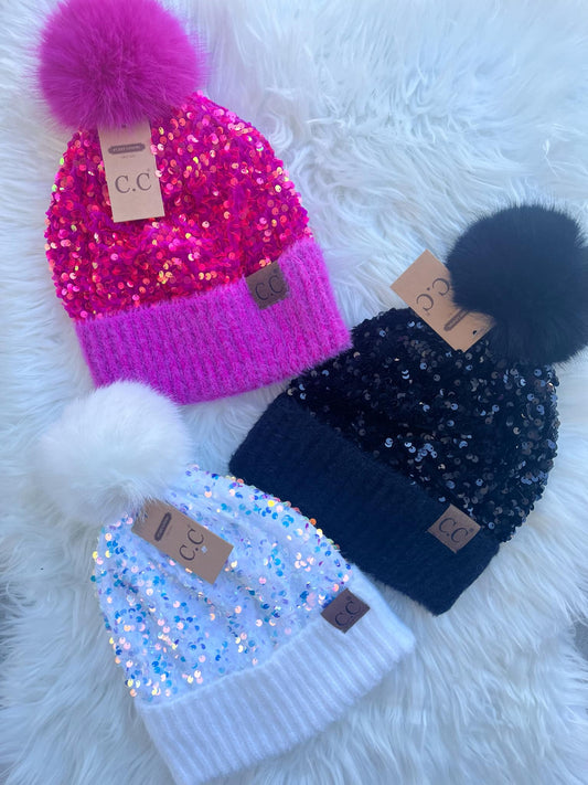 Sequin Beanies Adult