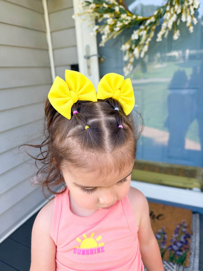 Bright yellow