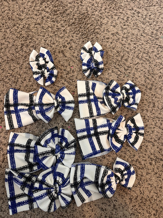 Blue and Black Stripe