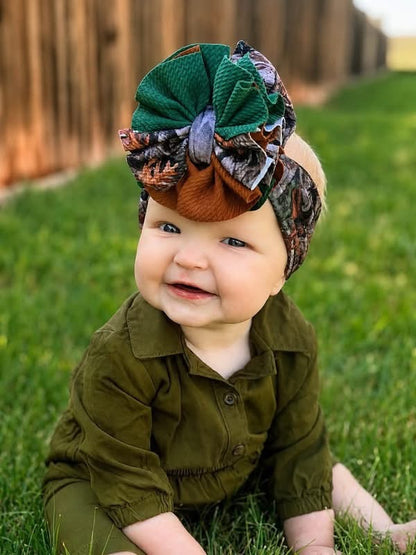 Camo Mixed with Hunter Green and Tobacco