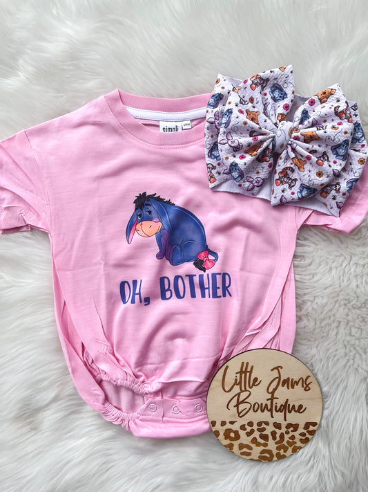 Oh, Brother and  Bow T-Shirt/Romper