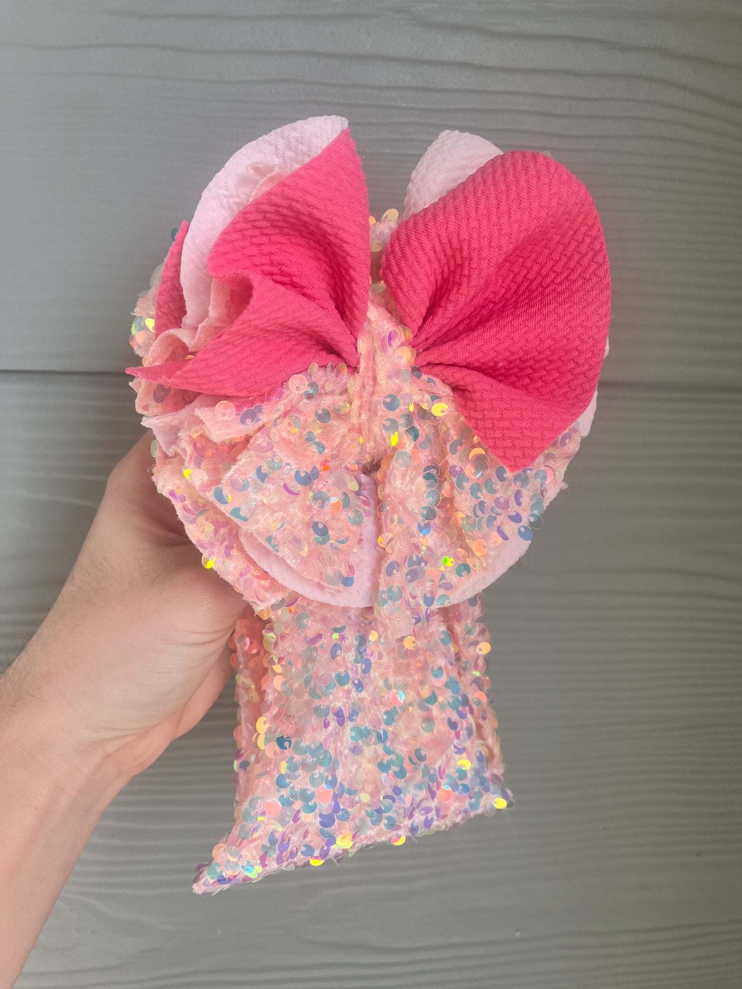 Pink Collage Scrap Wrap