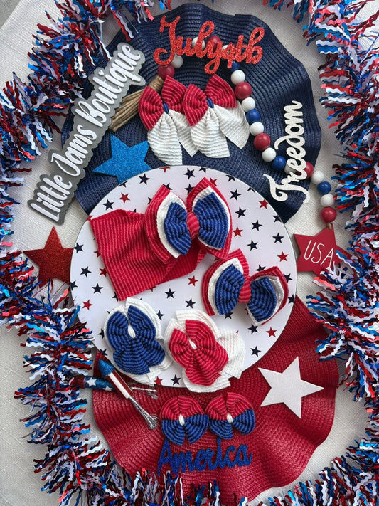 4th of July Mixed Ribbed