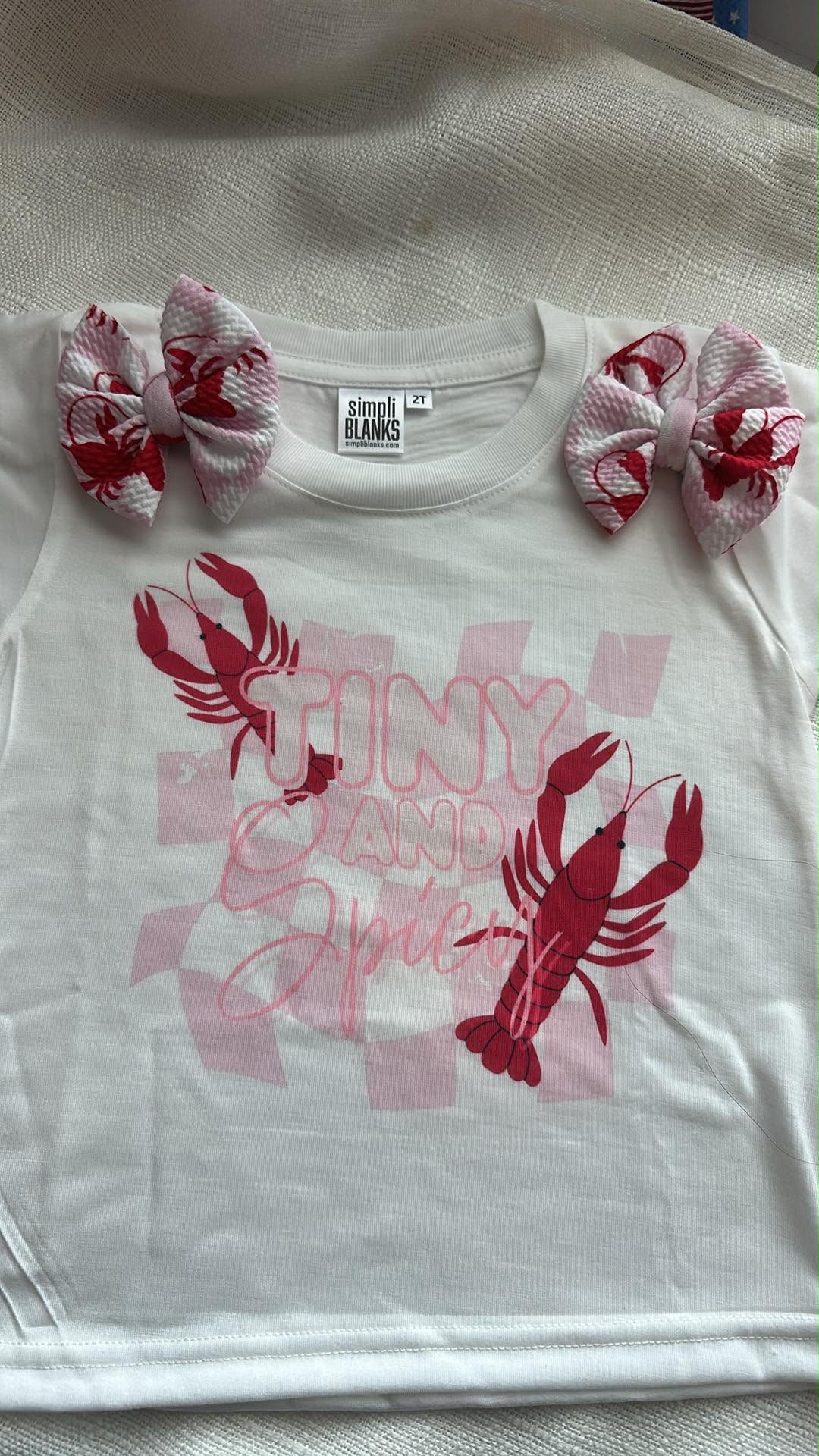 Tiny & Spicy Shirt & Bows