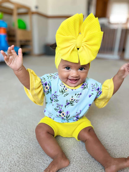 Bright yellow