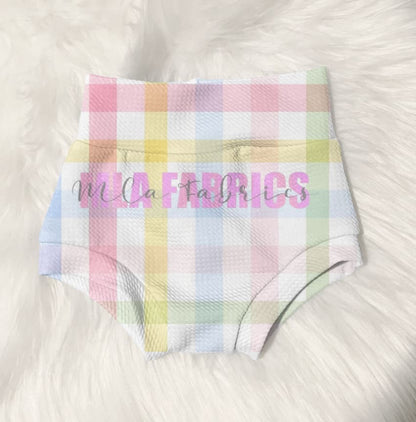 Pastel Plaid Bummies