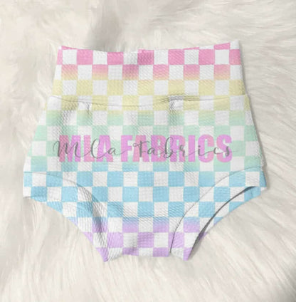 Pastel Checkered Bummies