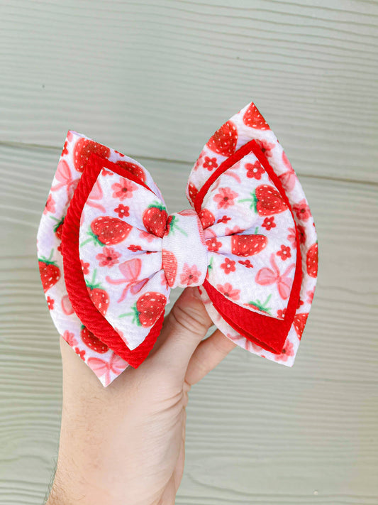 Strawberry & Bows Stacked