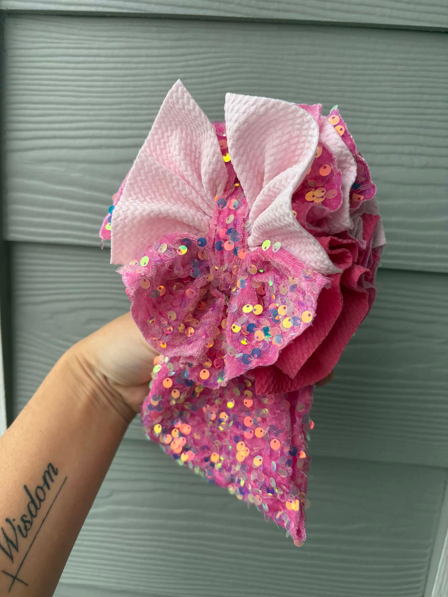 Pink Collage Scrap Wrap