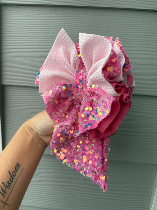 Pink Collage Scrap Wrap