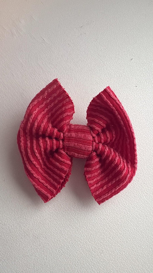 Red Ribbed