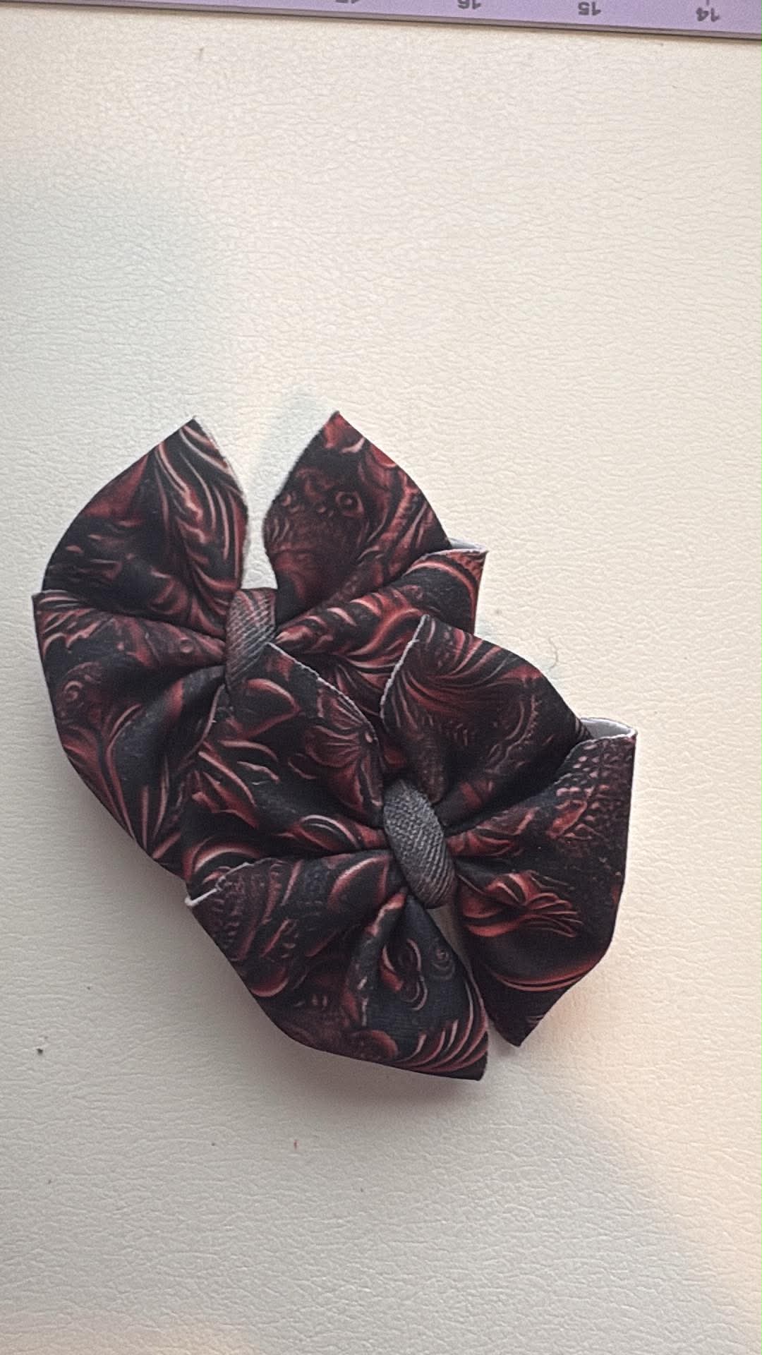 Dark Brown Floral