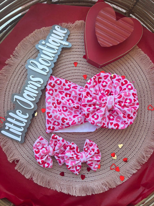Valentines Pink Leopard
