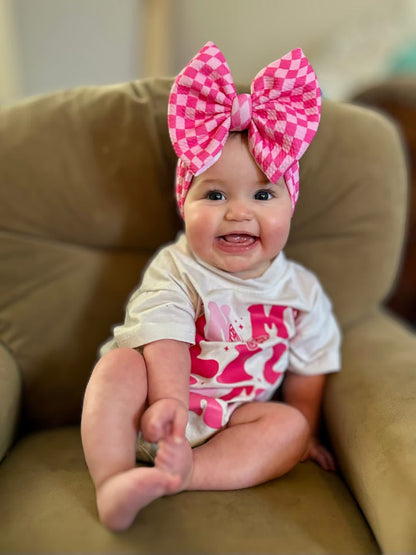 Pink Checkered