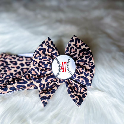 Baseball Bow Clips - PREORDER