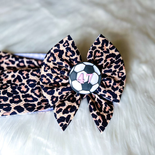 Soccer Bow Clips - PREORDER