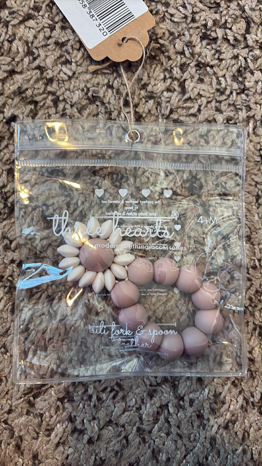 Neutral Sunflower Teether