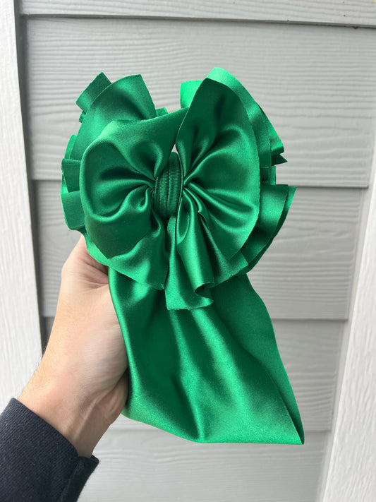 Kelly Green Satin