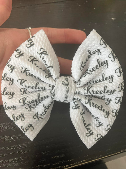 Kreeley Name Bow