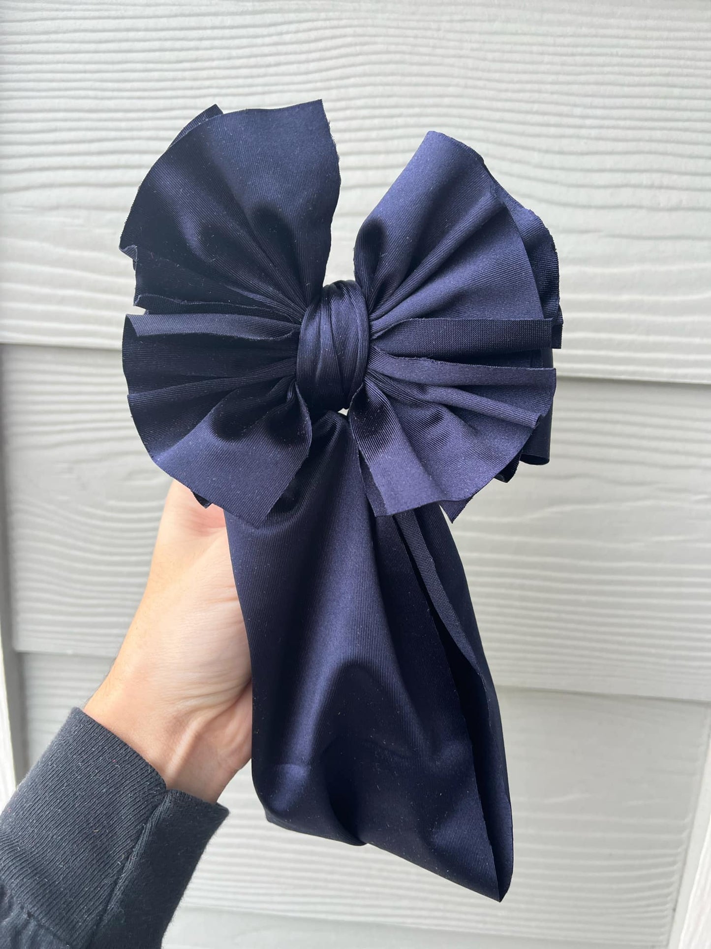 Navy Satin