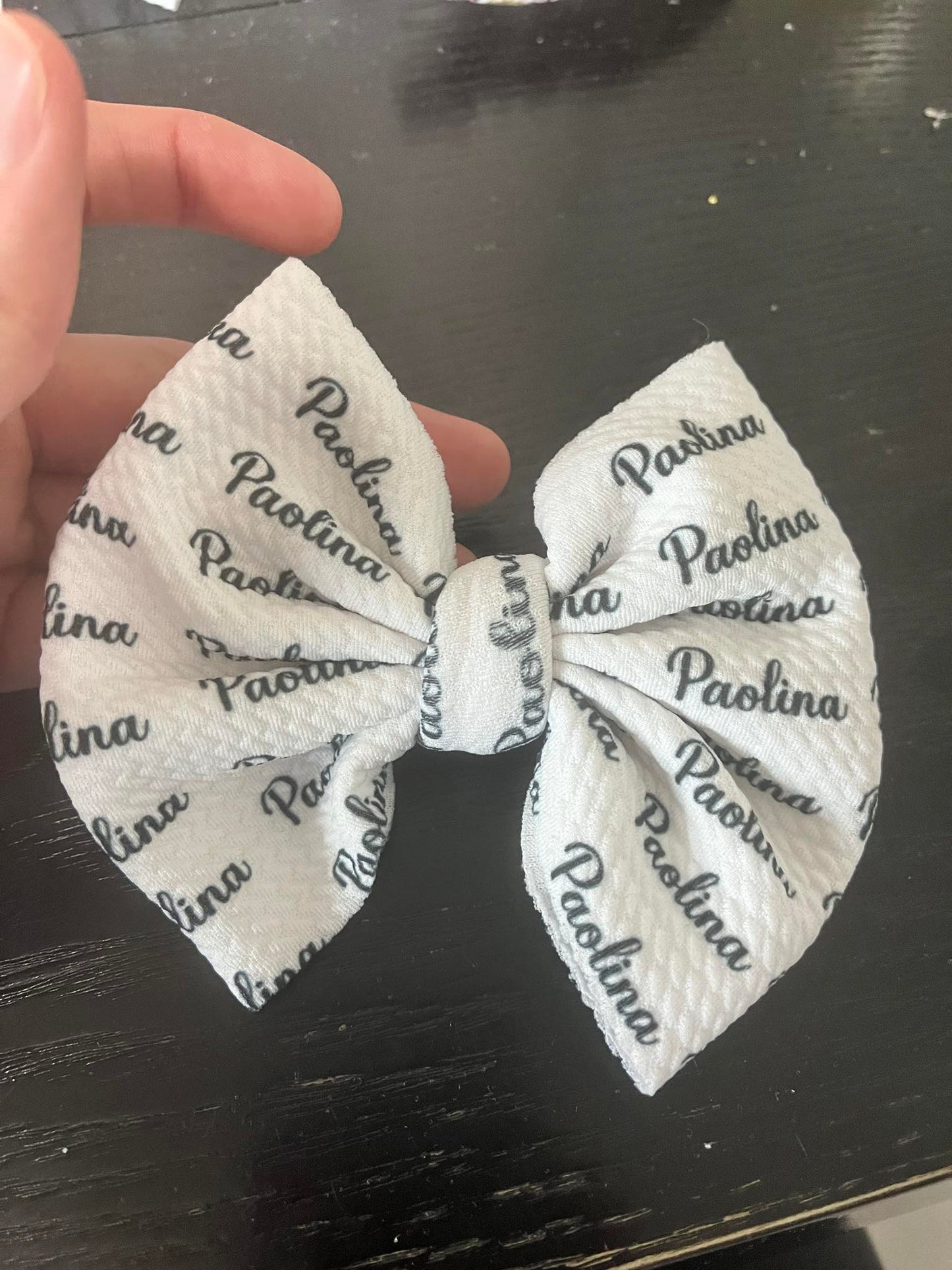 Paolina Name Bow