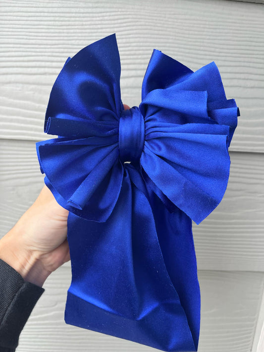 Royal Blue Satin